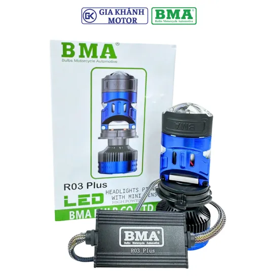 Đèn pha bi cầu BMA R03 Plus