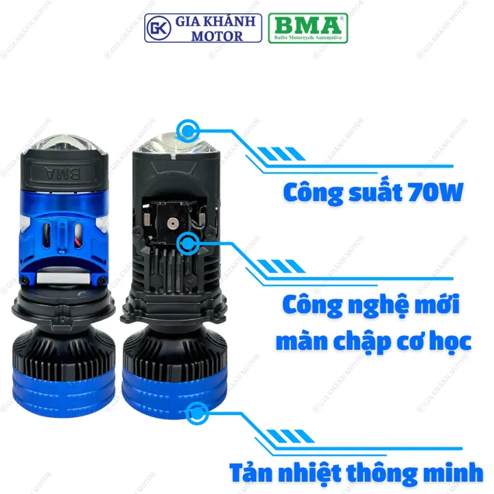 Đèn pha bi cầu BMA R03 Plus — ảnh 3