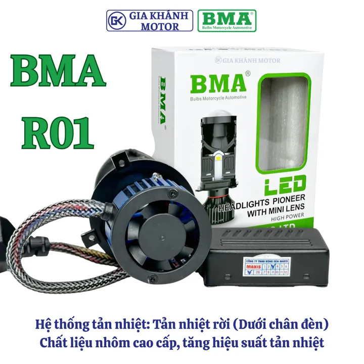 Đèn pha LED bi cầu BMA R01 — ảnh 3